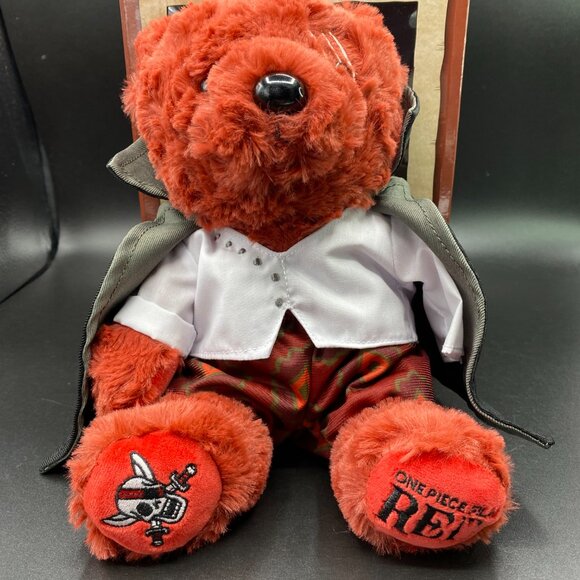 One Piece Red Shanks Teddy Bear Plush Doll Limited Edition - Picture 8 of 14